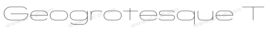 Geogrotesque TRIAL U字体转换